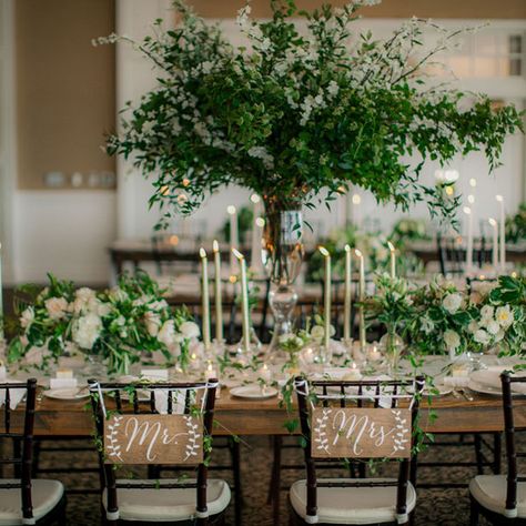 Cheap Wedding Table Centerpieces, Elegant Wedding Centerpiece, Greenery Centerpiece, Tafel Decor, Unique Wedding Flowers, Wedding Floral Centerpieces, Flower Centerpieces Wedding, Rose Pastel, Wedding Flower Arrangements