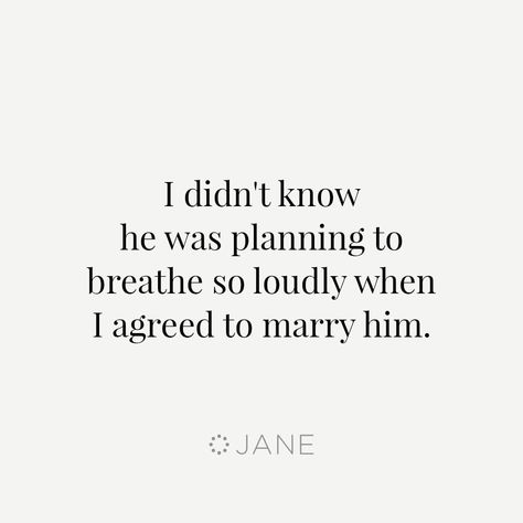 Jane on Instagram: “Marriage is full of surprises. 😉” Marriage Humor Quotes, Funny Marriage Quotes, Funny Marriage, Humor Quotes, Marriage Humor, Marriage Is, Marriage Quotes, Twisted Humor, Married Life