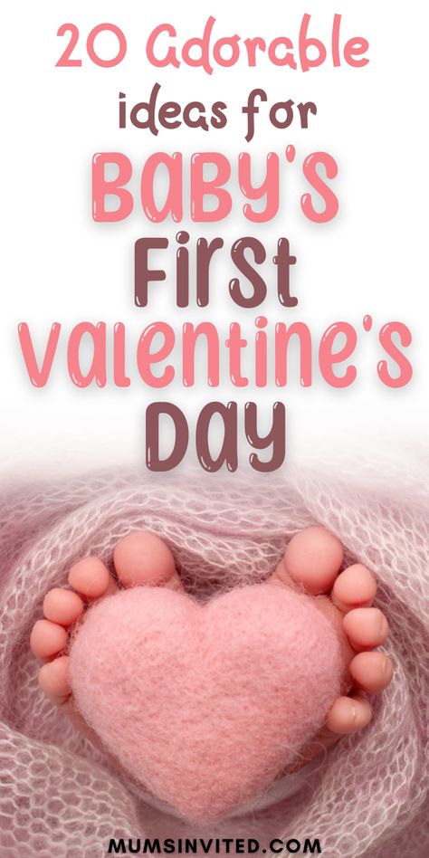 Valentine Ideas For Infants, Valentine Gifts For Infants, Valentine Crafts For Infants Ideas, Valentines Day Infant Photos, Valentines For Infants, Valentine Baby Crafts Simple, Valentine Ideas For Babies, 1st Valentines Day Baby Crafts, My First Valentines Day Crafts