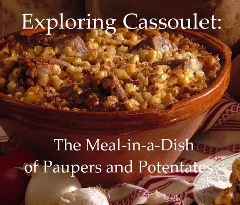 Peasant Meals, French Cassoulet Recipe, Peasant Food, Living Intentionally, Food Experiments, Easy Mediterranean Diet Recipes, Jamaican Recipes, French Cooking, Food Test