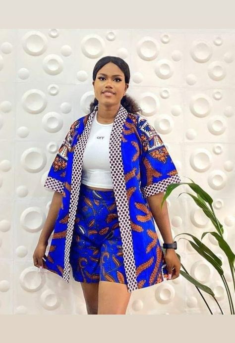 Ankara Short And Top, Ankara 2 Piece Set, Ankara 2 Piece, Africa Print Dress, Short And Top, African Print Kimono, Ankara Kimono, Senator Styles, Africa Print