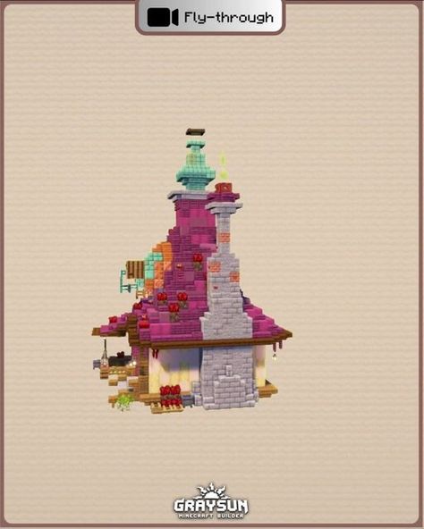 Potion Shop Minecraft, Minecraft Potion Shop, Potion Shop, Play Bakery, Minecraft Pe, The Bakery, Pocket Edition, Minecraft Building, Minecraft Houses