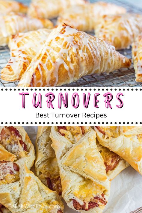 Best Turnover Recipe, Turnover Dough Recipe, Easy Turnover Recipes, Homemade Turnovers, Turnovers Recipes, Pizza Turnovers, Berry Turnovers, Turnover Dough, Turn Overs