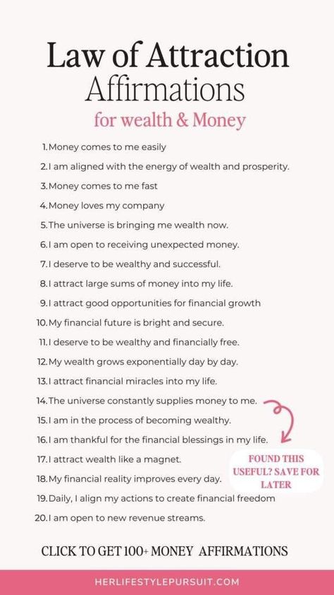 money manifestation Money Attraction Affirmations, Most Powerful Money Affirmations, Financial Affirmations Law Of Attraction, Attract Money Affirmations, Financial Abundance Affirmations, Money Abundance Affirmations, I Attract Affirmations, Attract Affirmations, Affirmations About Money