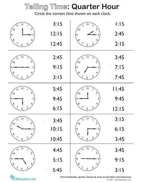 Telling Time Worksheets, Mathematics Worksheets, 1st Grade Math Worksheets, Time Worksheets, Math Time, Kids Math Worksheets, Activities Preschool, English Lessons For Kids, Kindergarten Math Worksheets