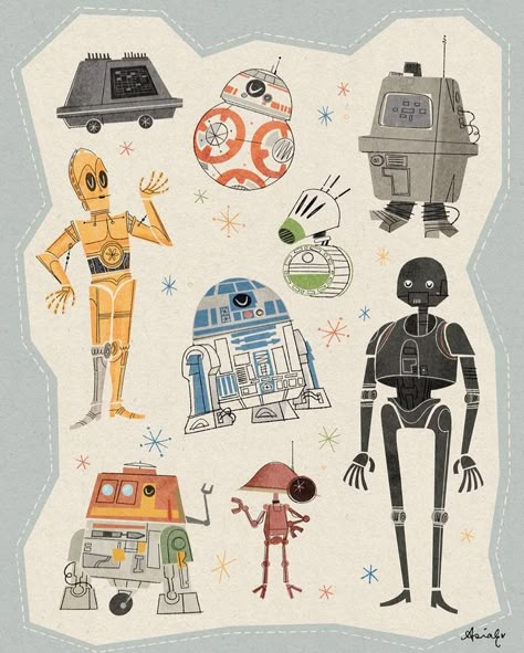 For later • Instagram Star Wars Fanart Cute, Star Wars Digital Art, Star Wars Stickers Aesthetic, Star Wars Christmas Wallpaper, Star Wars Character Art, Star Wars Dibujos, Star Wars Origami, Star Wars Illustration, Disney Doodles