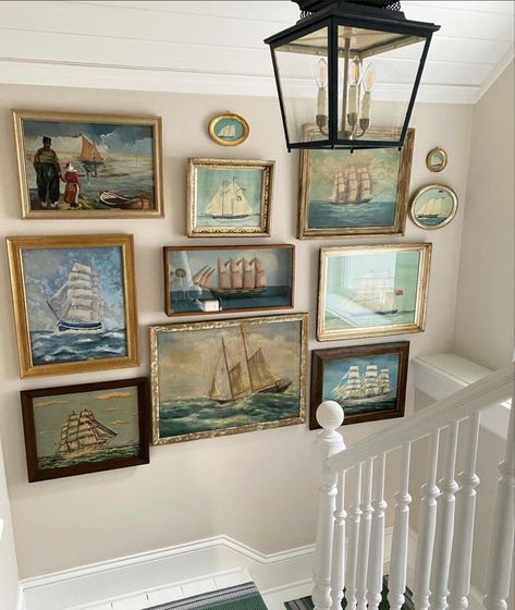 Sweet Shady Lane, Nautical Pictures, England Homes, Dream Beach Houses, Cape House, Nautical Art, Coastal Cottage, Pretty House, Dream House Decor