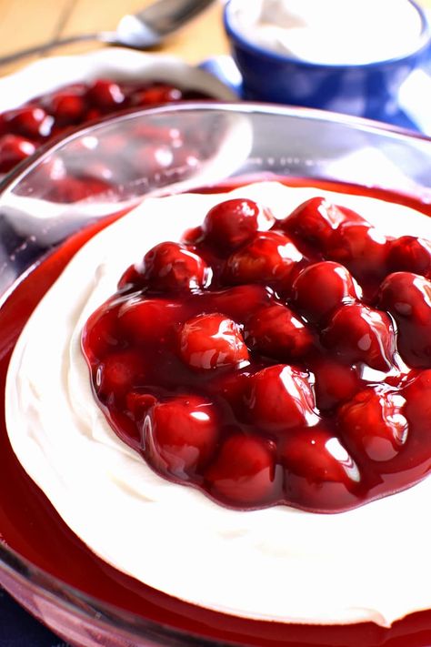 Jello Recipes Christmas, Cherry Jello Recipes, Jello With Fruit, Christmas Jello, Lemon Tree Dwelling, Jello Recipe, Gelatin Recipes, Canning Cherry Pie Filling, Cherry Crush