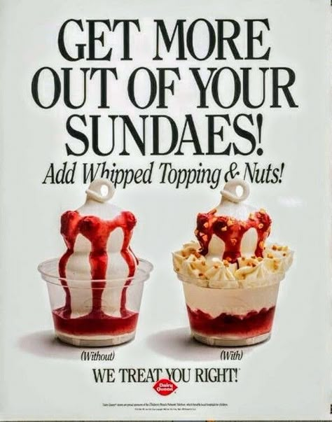 Vintage Ice Cream Ad, 2000s Food, Restaurant Ads, Food Nostalgia, Vintage Baby Toys, Old Restaurant, Byron Bay Beach, Food Photography Dessert, Summer Snow