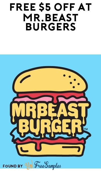 DEAL ALERT: Get $5 Off on $5+ Orders at Mr.Beast Burgers  https://yofreesamples.com/deals-promos-online/deal-alert-get-5-off-on-5-orders-at-mr-beast-burgers Beast Burger, Mr Beast, Mr. Beast, Free Stuff, Turning