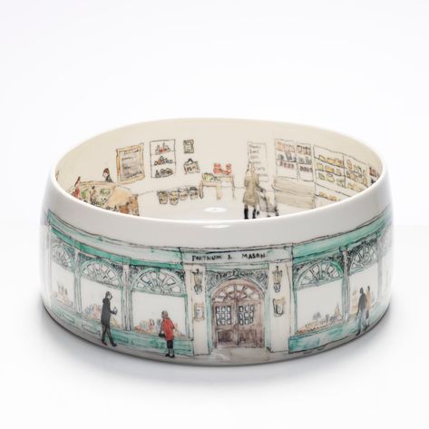 One of kind porcelain Helen Beard, Fortnum And Mason, China Painting, Ceramic Design, Clay Ceramics, Ceramic Clay, Pottery Painting, Porcelain Painting, Delft