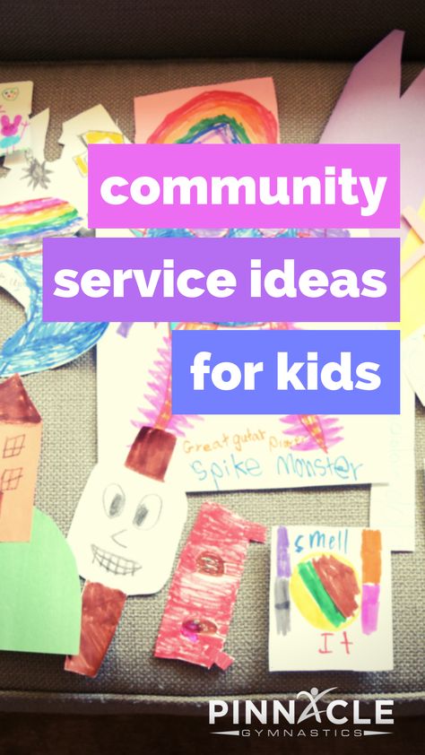 Community Service For Kids, Community Service Ideas For Kids, Kids Community Service Projects, Service Ideas For Kids, Service Learning Projects, Service Projects For Kids, Community Service Ideas, Outreach Program, Community Service Projects