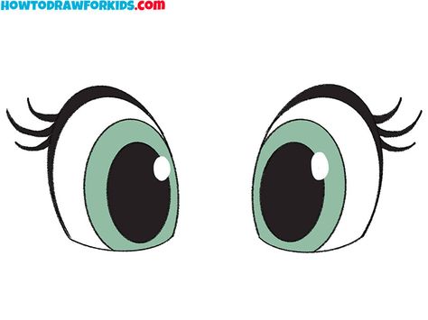 Cute Eyes Drawing Simple, How To Draw Cartoon Eyes Step By Step, Bunny Eyes Drawing, Cartoon Eyes Drawing Easy, Baby Eyes Drawing, How To Draw Cartoon Eyes, How To Draw Eyes Cartoon, How To Draw Cute Eyes, Cartoon Animal Eyes