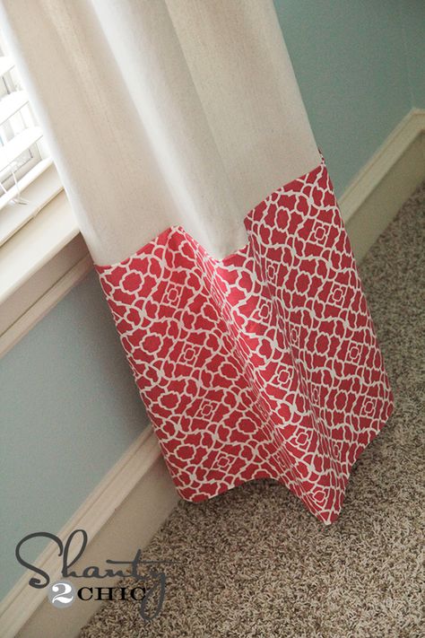 No Sew Curtains... love this idea. I think I'm going to use this idea to replace all of my curtains in my living area :) Sew Curtains, No Sew Curtains, Style Deco, Rod Pocket Curtains, Drop Cloth, Diy Curtains, No Sew, Baby Sewing, My New Room