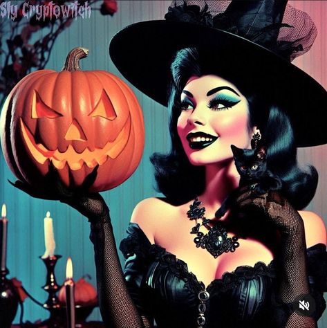 Happy Birthday Gothic, Spooky Pinup, Pinup Witch, Halloween Pin Up, Halloween Dolls, Beautiful Witch, Horror Lovers, Halloween Pins, Fall 24