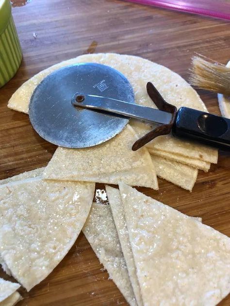 Air Fryer, Homemade Doritos Chips Homemade Doritos Chips, Diy Doritos, Homemade Corn Tortilla Chips, Homemade Doritos, Air Fryer Tortilla Chips, Air Fryer Tortilla, Flour Tortilla Chips, Gluten Free Tortilla Chips, Homemade Corn Tortillas