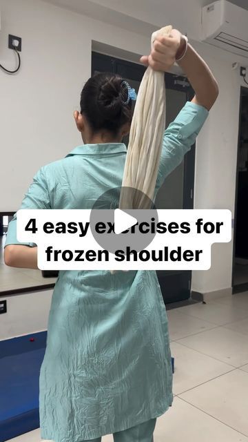 Dr. komal Sharma | MPT Neurology on Instagram: "Easy exercises for frozen shoulder…

#physiotherapy #physicaltherapy #physio #physiotherapist #ergonomics #prehab #rehabilitation #physicaltherapist" Shoulder Rehab, Shoulder Exercises, Frozen Shoulder, Easy Exercises, Physical Therapist, Neurology, Physical Therapy, Easy Workouts, Frozen