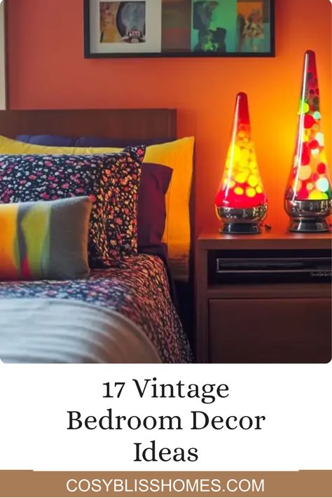 Are you dreaming of a warm, nostalgic bedroom infused with charm? Check out these 17 vintage bedroom decor ideas that will take you back in time! From retro furniture pieces to playful accents, discover how a vintage typewriter can spark joy in your decor plan. Whether you prefer boho chic or classic styles, there’s something here just for you! Revamp your space with these vintage finds and let your personal style shine through! Get tips on creating a welcoming retreat that transports you to simpler times. Nostalgic Bedroom, Retro Decor Ideas, Retro Bedroom Decor, 80s Bedroom Decor, Vintage Bedroom Decor Ideas, Apartment Ideas Living Room, 80s Bedroom, Retro Bedroom, Vintage Bedroom Decor