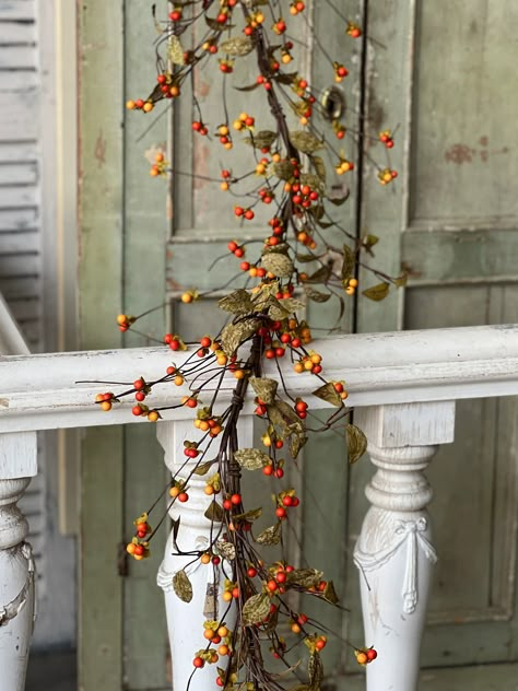 Garland Fireplace, Table Garland, Above Kitchen Cabinets, Artificial Garland, Fall Wedding Centerpieces, Fall Garland, Fall Table Decor, Fall Apples, Inspire Me Home Decor