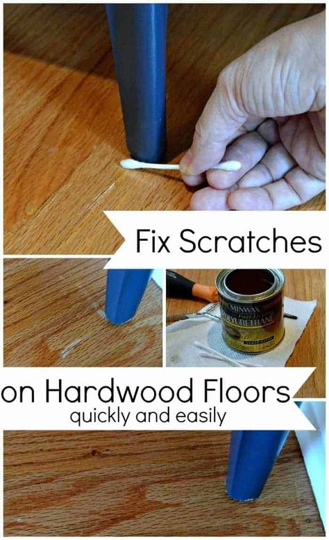 Easily Fix Scratches on Hardwood Floors | www.chatfieldcourt.com Hardwood Floor Scratches, The Whoot, Flooring Ideas, Floor Care, Wood Laminate, Home Repairs, Décor Diy, Wood Flooring, Diy Cleaning Products