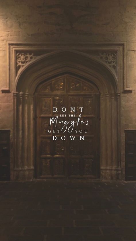 Harry Potter background quote Harry Quotes Potter, Dont Let The Muggles Get You Down Quote, Muggles Quotes, Harry Potter Quote Wallpapers, Harry Potter Inspired Wallpaper, Quotes Aesthetic Harry Potter, Harry Potter Quotes Aesthetic, Potterhead Aesthetic, Disney Quote Wallpaper Iphone