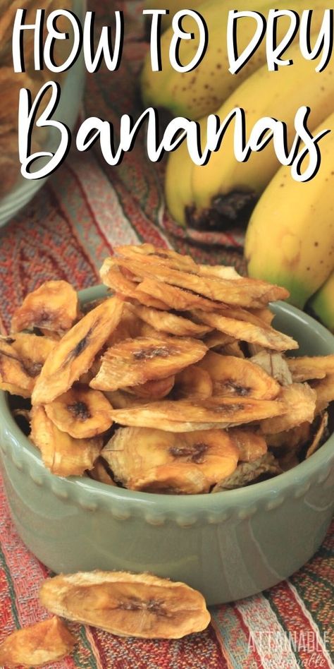 Dehydrating Bananas, September Meals, Dehydrated Bananas, Brown Bananas, Food Dehydration, Banana Snacks, Dehydrated Foods, Natural Snacks, Canning Food Preservation