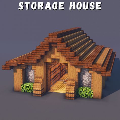 Practical Minecraft House, Minecraft Villager Trader House, Dog Home Minecraft, Minecraft Goose Statue, Minecraft Raft House, Minecraft Villager House Upgrade, Plains House Minecraft, Minecraft Storage Building Ideas, Minecraft Zombie Apocalypse Builds