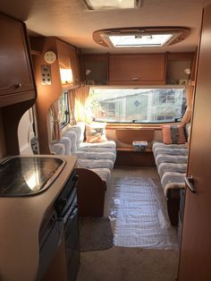 Big Family Car, Caravan Upholstery, Caravan Interior Makeover, Caravan Conversion, Trailer Homes, Interior Makeover, Caravan Decor, Caravan Ideas, Caravan Makeover