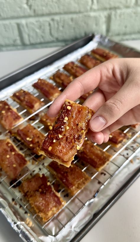 Boursin Candied Bacon Crackers Bacon Boursin Crackers, Boursin Bacon Crackers, Bacon Cheese Crackers, Bacon On Crackers Brown Sugar, Boursin Candied Bacon Crackers, Ritz Cracker Bacon Brown Sugar, Bacon Club Crackers, Bacon Brown Sugar Crackers, Bacon Wrapped Crackers Brown Sugar