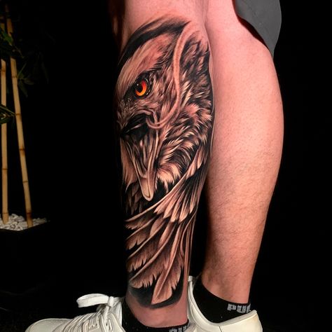 This Eagle 🦅 tattoo isn’t just ink, it’s a journey on wings 🪽 of strength 💪 In Bali ? Visit my shop for tattoos that resonate with your soul ❤️ Message Us For Secured Your Spot and LET US KNOW YOUR BUDGET, WE’LL MAKE IT WORK 🤩 💥CHECK OUR LINK ON BIO FOR APPOINTMENT💥 ▪️ALL TATTOO STYLE ▪️WORLD CLASS WINNING TATTOO ARTISTS ▪️INTERNATIONAL HYGIENE STANDARDS ▪️CUSTOM DESIGN ▪️SPONSORED BY FAMOUS TATTOO BRANDS ▪️FREE PICKUP SERVICE BALI AREA ▪️HOME SERVICE BALI AREA ▪️FREE TATTOO CONSULTATIO... Leg Tattoo Men Design, Iphone Red Wallpaper, Back Of Leg Tattoos, Soul Messages, Winning Tattoo, Famous Tattoos, Leg Tattoo Men, Eagle Tattoo, Just Ink