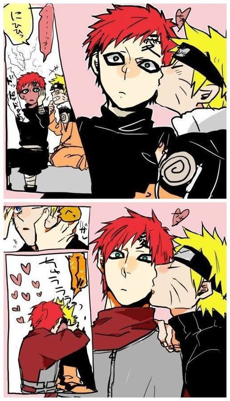 Gaara X Naruto X Sasuke, Naruto X Gaara Ships, Garra X Naruto, Gara X Naruto, Naruto X Gaara, Gaara X Naruto, Naruto And Gaara, Anime Coll, Funny Enhypen