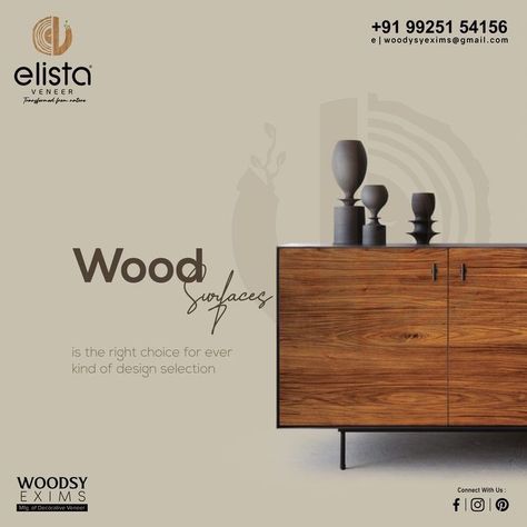 Furniture Graphic, Real Estate Marketing Design, Wood Store, Furniture Ads, Digital Marketing Design, Creative Advertising Design, Media Furniture, Decorating Home, Graphic Design Ads