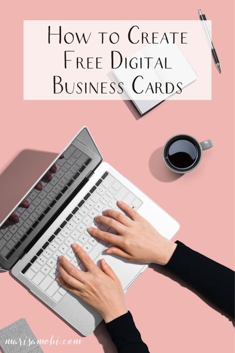 Digital Business Card Design Ideas, Diy Business Cards Printable Free, Digital Business Cards, Digital Visiting Card, Virtual Business Card, Digital Business Card Design, Business Card Books, Make Business Cards, Qr Code Business Card