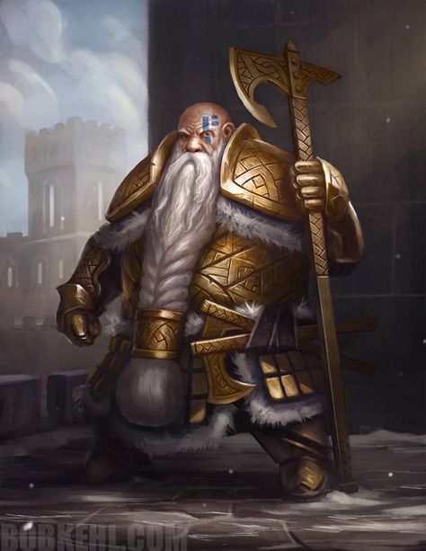 Bob Kehl, Dwarven City, Heroic Fantasy, 3d Modelle, Fantasy Races, Dungeons And Dragons Characters, Rpg Characters, Wow Art, Warhammer Fantasy