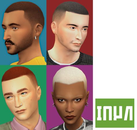 Buzzcut Season, Buzz Cut For Men, Sims 4 Hair Male, Sims 4 Anime, Free Sims 4, Sims 4 Expansions, Sims 4 Dresses, Sims 4 Mm, Sims 4 Characters