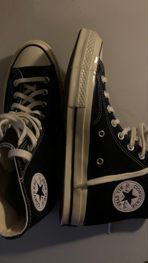 Converse Ideas, Converse 70s, Story Ig, Black Converse, Outfits With Converse, White Converse, Chuck 70, Canvas Sneakers, Converse All Star