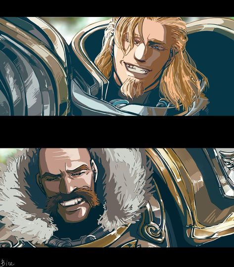 Reinhardt and Balderich by Bite咬 @YAOwww0 Reinhardt Wilhelm, Overwatch Hanzo, Wonderland Events, Overwatch Funny, Overwatch Fan Art, Shared Folder, Game Icon, Rpg Games, My Brother