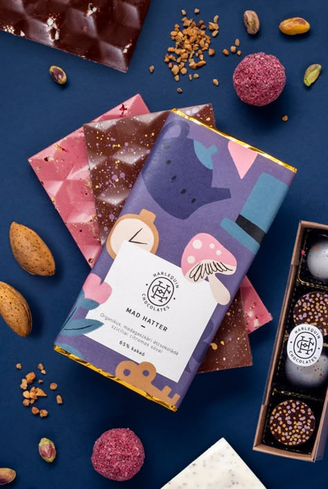 Six Chocolate Packaging Designs So Stylish, They Make The Perfect Gift To Give To Loved Ones Elegant Logotype, Chocolate Branding, Chocolate Packaging Design, Unique Illustration, Glasgow School Of Art, Chocolate Brands, Chocolate Packaging, Article Design, Church Design