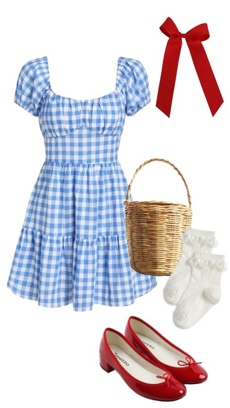 modern dorothy Halloween Fashion Outfits, Dorothy Shoes, Future Costume, Outfit Layout, Halloween Fashion, Dream Clothes, Halloween Outfits, Aesthetic Fashion, Cute Fashion