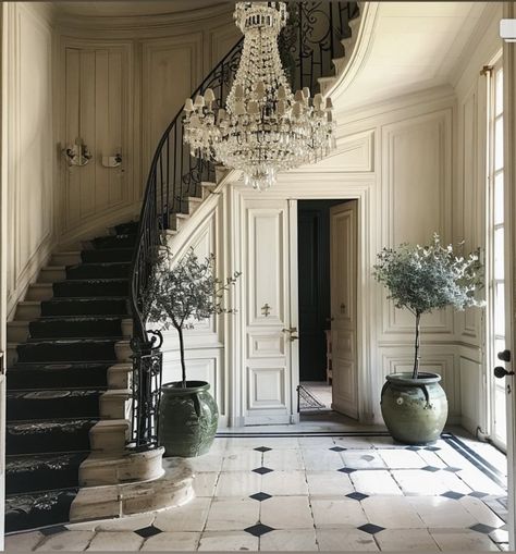 Historical Houses, Chateaux Interiors, Historical Homes, London Townhouse, Grand Hall, Dream Life House, French Interior, Entry Way, French House