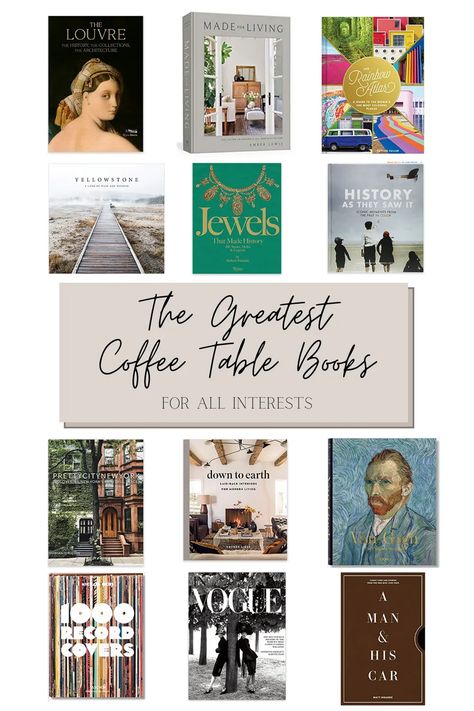 The Greatest Coffee Table Books for All Interests - Bless'er House Coffee Table Art Books, Best Coffee Table Books, Coffee Table Books Decor, Dining Table Makeover, Shower Fixtures, Interior Design Photography, Budget Home Decorating, History Fashion, Coffee Table Styling