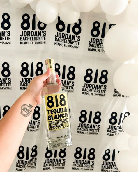 818 Tequila Themed Bachelorette Party in Miami Party Welcome Board, 19th Birthday Party, 818 Tequila, Bachelorette Planning, Disco Birthday, Themed Bachelorette, Themed Bachelorette Party, Bach Bash, Tequila Sunrise