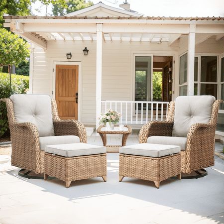 Wicker patio furniture