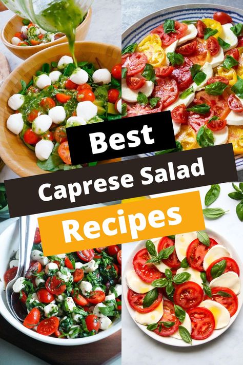 TOP 10 CAPRESE SALAD RECIPES FOR YOUR CRAVINGS Wreath Caprese Salad, Fancy Caprese Salad, Caprese Salad Presentation, Summer Caprese Salad, Capers Salad, Caprese Salad With Pesto, Capri Salad, Best Caprese Salad, Caprice Salad