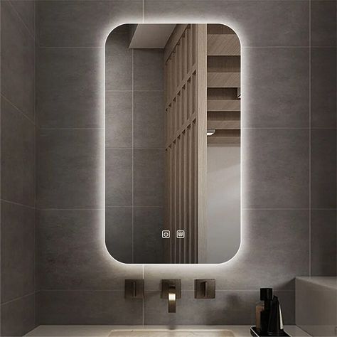 Description: The Anti-fog Bathroom LED Light Makeup Mirror is a sophisticated addition to any modern bathroom. Crafted from durable cast iron and featuring a sleek, frameless design, this mirror not only serves as a practical grooming tool but also adds a touch of contemporary elegance to your bathroom decor. With its anti-fog technology and integrated LED lighting, this mirror is designed to provide a clear and well-lit reflection even in steamy bathroom conditions, making it the perfect compan Bathroom Led Light, Wall Mirror Decor, Backlit Bathroom Mirror, Bathroom Led, Mirror Installation, Scandinavian Nursery, Illuminated Mirrors, Frameless Mirror, Bathroom Shop