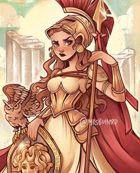 Greek Goddesses Drawing, Athena Greek Goddess, Athena Goddess Of Wisdom, Greek Goddess Art, Sketchbook Artist, Super Powers Art, Roman Gods, Greek Gods And Goddesses, Greek And Roman Mythology