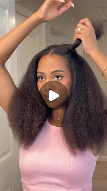 Kristina Manners on Instagram: "The fluffiest and softest cloud/pillow in the making!! 🌸☁️ here I’m stretching my hair for a flexi rod set, but can we take a look at the results?! My hair feels so SOFT and healthy 💗 it has definitely been flourishing since my last cut!" Hair Styles On Blow Dried Hair, Flexi Rod Blown Out Hair, Flexi Rod 4c Hair, Natural Hair Blowout Flexi Rods, Flexi Rod Set On Blow Dried Hair, Styles On Blown Out Natural Hair, Natural Hairstyles For Black Women Protective Blow Dried, Blowdried Natural Hairstyles, Flexi Rod On Blown Out Hair