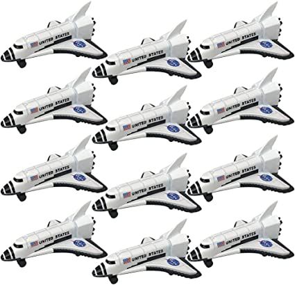 Amazon.com: ArtCreativity Diecast Space Shuttles, Set of 12, Durable Diecast Metal NASA Space Ship Toys for Boys, Astronaut Cake Decorations, Astronaut Space Theme Party Favors, Goodie Bag Fillers : Toys & Games Astronaut Goodie Bag, Space Theme Party Favors, Nasa Spaceship, Astronaut Decorations, Astronaut Cake, Space Theme Party, Spiderman Birthday Party, Astronaut Space, Space Toys