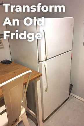 Fridge Diy, Gray Ceiling, Paint Refrigerator, Dark Brown Table, Old Kitchen Tables, Relationship Habits, Decor Makeover, Diy Coffee Station, White Fridges