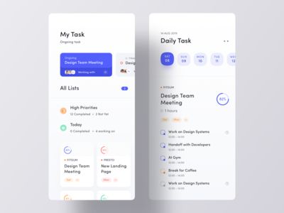 Personal Account Manager App Ui by Luova Studio | Dribbble | Dribbble Task Manager App, Application Ui Design, To Do App, Ui Design Mobile, Pomodoro Timer, Ui Ux 디자인, Apps Design, Web Design Mobile, Task Manager